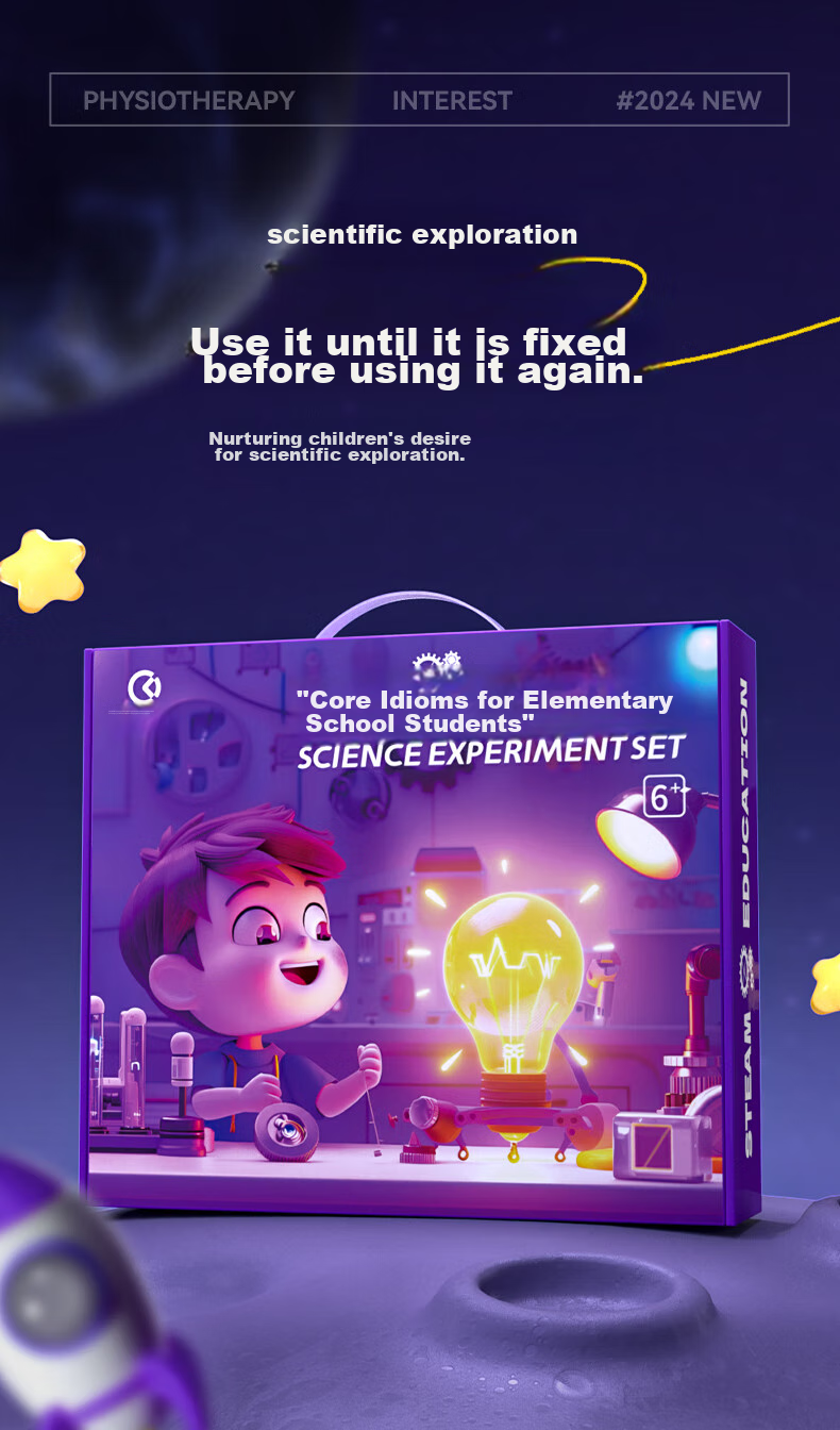 Hongke Children's Science Experiment Kit Educational Toy for Third Grade Elementary School Students, Physics Toys for Boys And Girls, Birthday And Holiday Gift 1