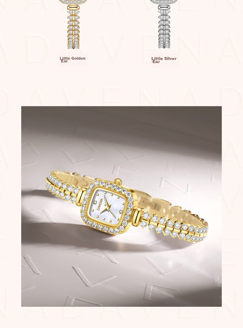 Davena [Celebrity Style] Tiweina Small Gold Spike Watch, Women's Luxury Niche Wristwatch, Birthday Gift for Girlfriend 9