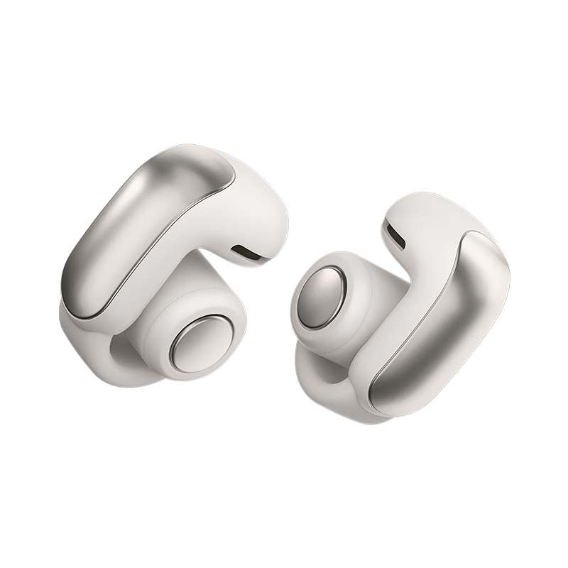 BOSE [Fresh Subsidy] Ultra Open-Ear Headphones - Misty White Clip-On Wireless Bluetooth Sports Earphones Compatible with Huawei And Apple Earphones, Mid-Autumn Festival Gift
