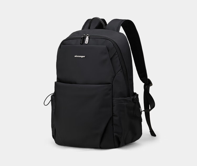 Slazenger Backpack for Men, New Lightweight Travel Bag, High School And College Student Bookbag, Large Capacity Men's Backpack, Black 13