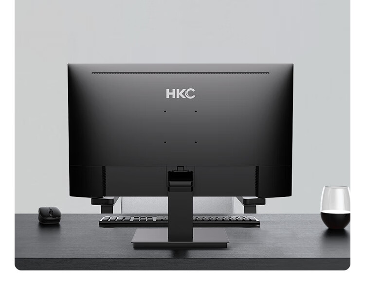 HKC 24.5-Inch 100Hz High-Definition Screen, 99% SRGB Wide Color Gamut, Eye-Friendly Low Blue Light, Flicker-Free, Wall-Mountable, HDMI Computer Office Gaming Monitor V2511 20