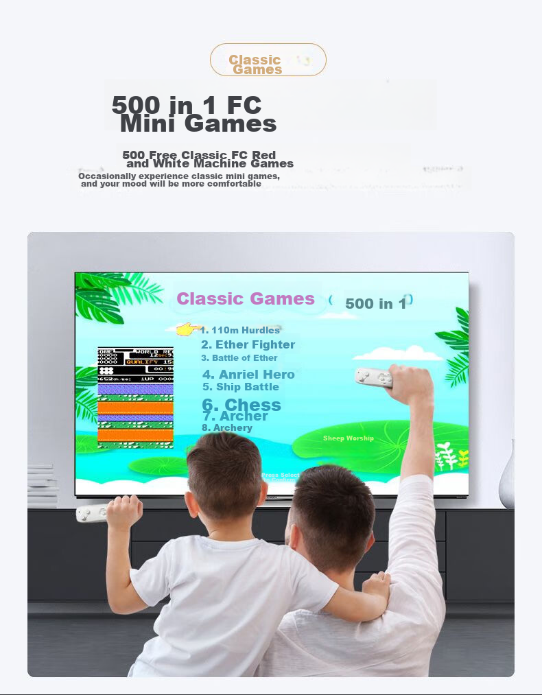 Xiaobawang A20 Motion Gaming Console with AR Camera, Image Sensing, Dual Wireless Dance Mat, Home High-Definition TV Connection, Fitness And Parent-Child Interactive A20+ Dance Mat 7