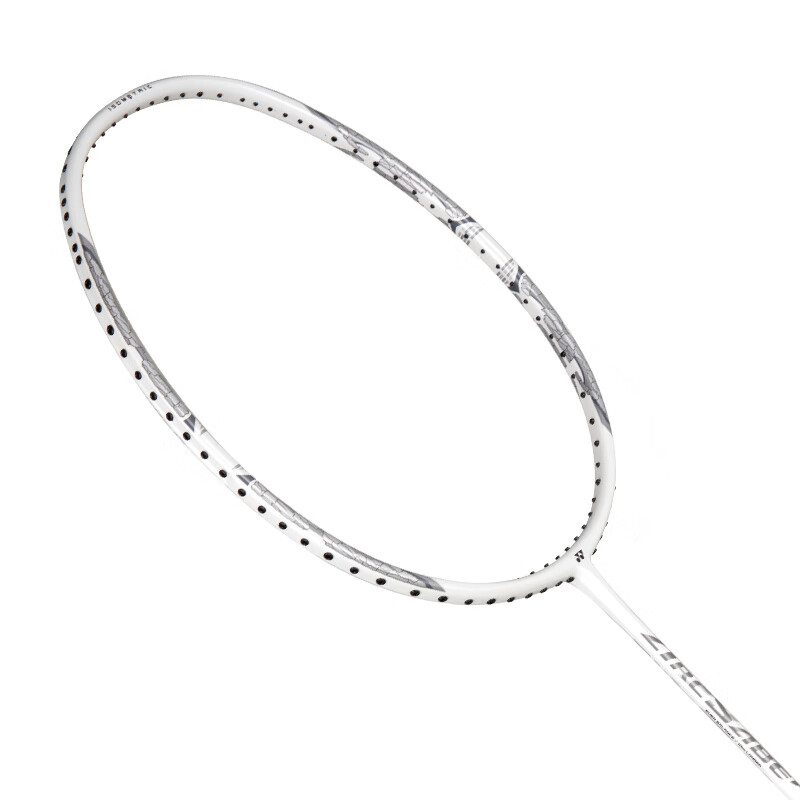 Бадминтонная ракетка YONEX ARC8 White, полнокарбоновая, для точного контроля мяча, атакующий стиль, натянута на 26 фунтов, с ручкой
