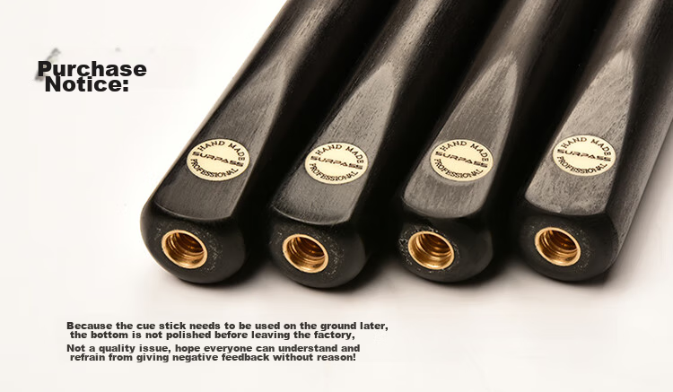 Jianying Pool Cue Tip, Detachable Snooker Cue, Black 8 Ball, Chinese Style Single Cue, Box Set, 10.2mm, Black Yao 17