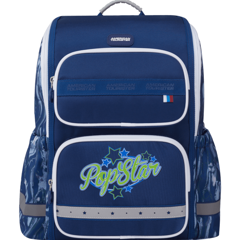 AMERICAN TOURISTER Boys' Comfortable Backpack for Grades 1-3 Elementary School Students, Children's Antibacterial Lightweight Backpack with Large Capacity NK1