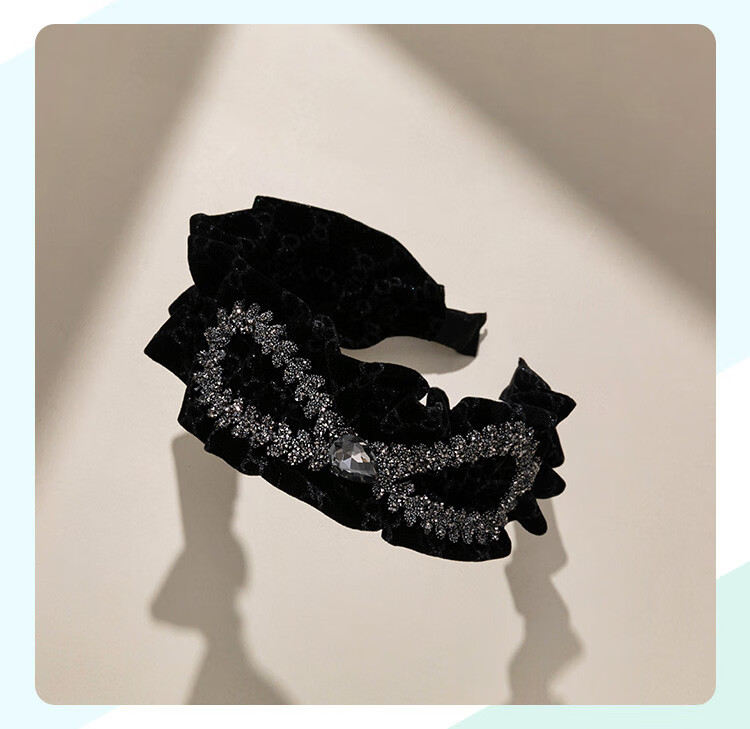 CHIMERA French Light Luxury Bow Headband, Wide Edge High Crown Hair Band, Hair Accessory, Women's Birthday Gift 6