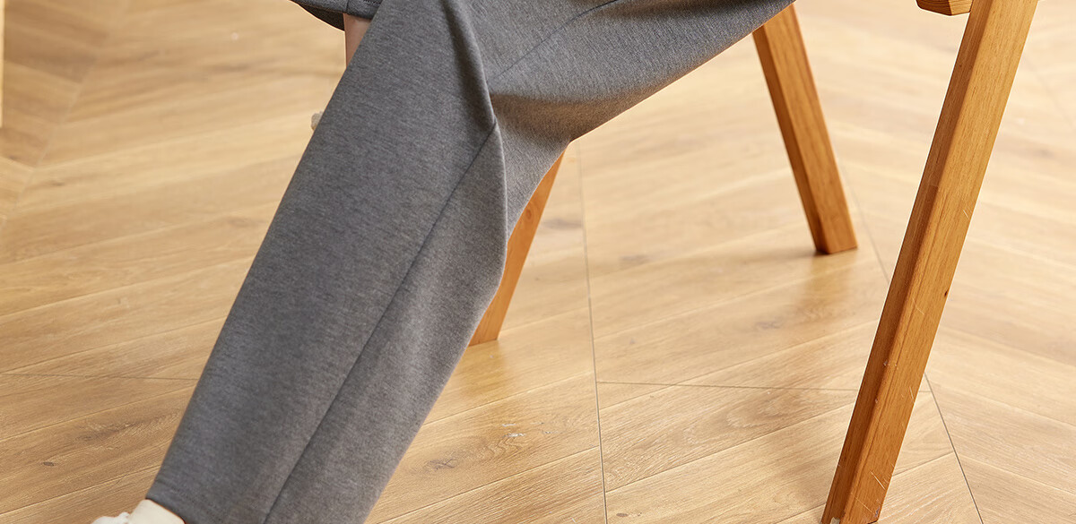 Halo Queen Women's Casual Pants with Drawstring Elastic Waist, Straight-Leg Trousers, Slimming, Figure-Flattering, Versatile Comfortable Pants, New Product H143R1013 7