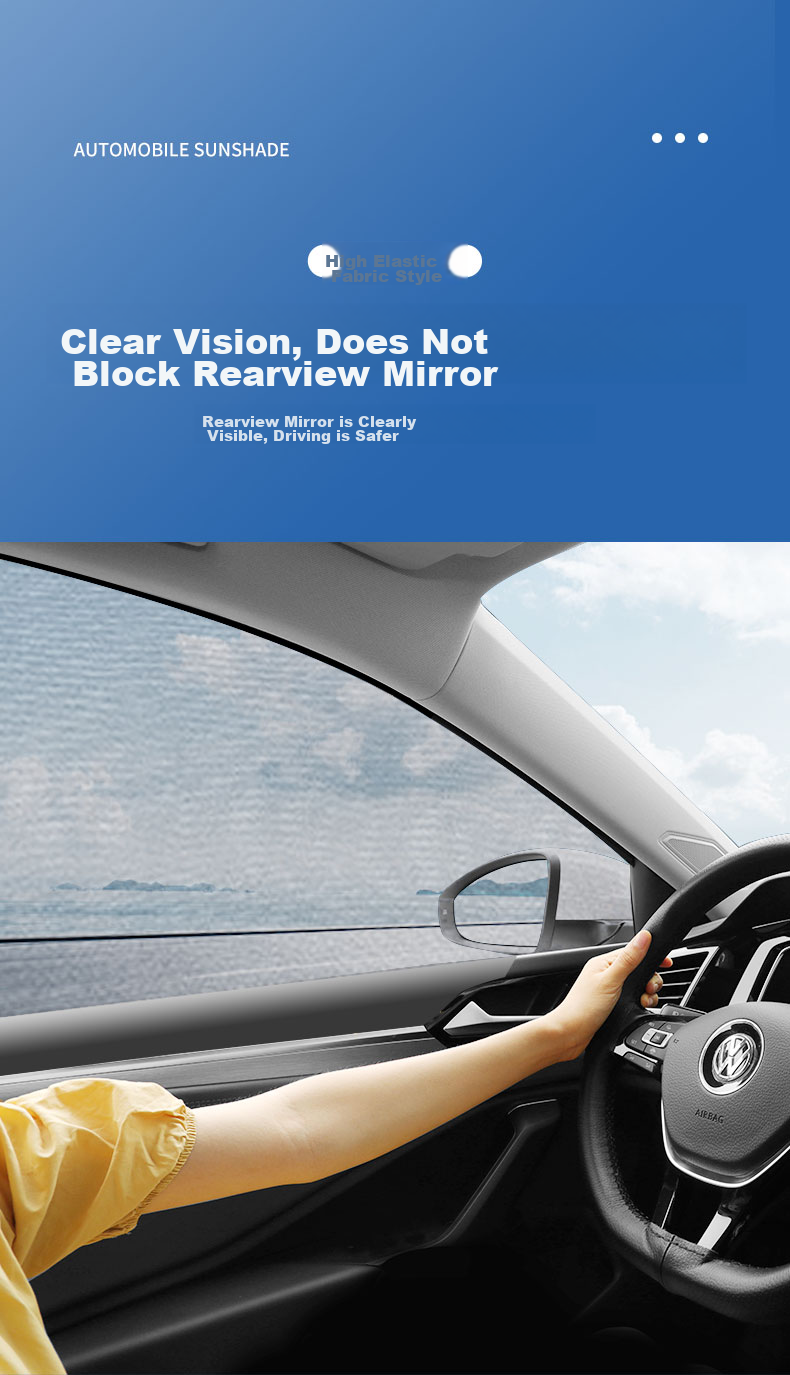 KOOLIFE Car Sunshade, Window Sunshade, Anti-UV Cover, Side Window Sunshade, Mosquito Net, Screen Window, Heat Insulation, Anti-Willow Polle 5