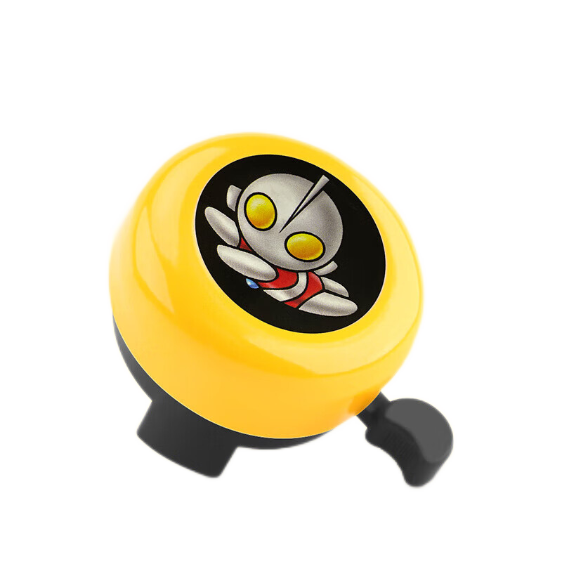 BIKEBROS Children's Bicycle Bell, Mountain Bike Cartoon Carbell, Kids' Bike Horn Accessories, Yellow Ultrama