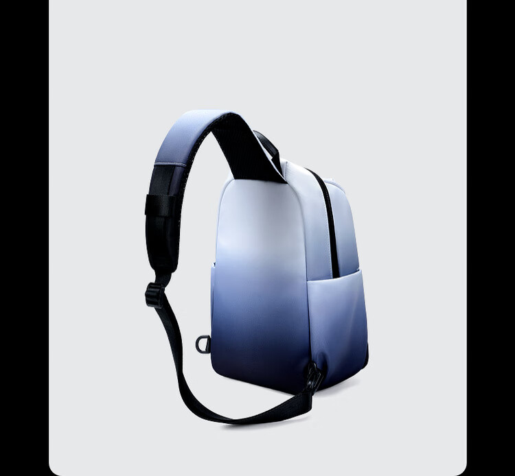 GOLF Chest Bag, Unisex Crossbody Bag, Gradient Shoulder Bag, Water-Resistant Phone And IPad Bag, Sports Waist Pack, Cycling Backpack 18