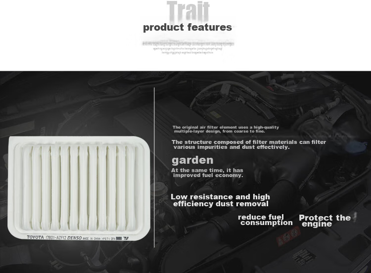 TOYOTA Original Air Filter/air Cleaner for Yiqi Aftermarket Weichi 1.3L 1.5L/Weichi FS 1.3L 1.5L 5