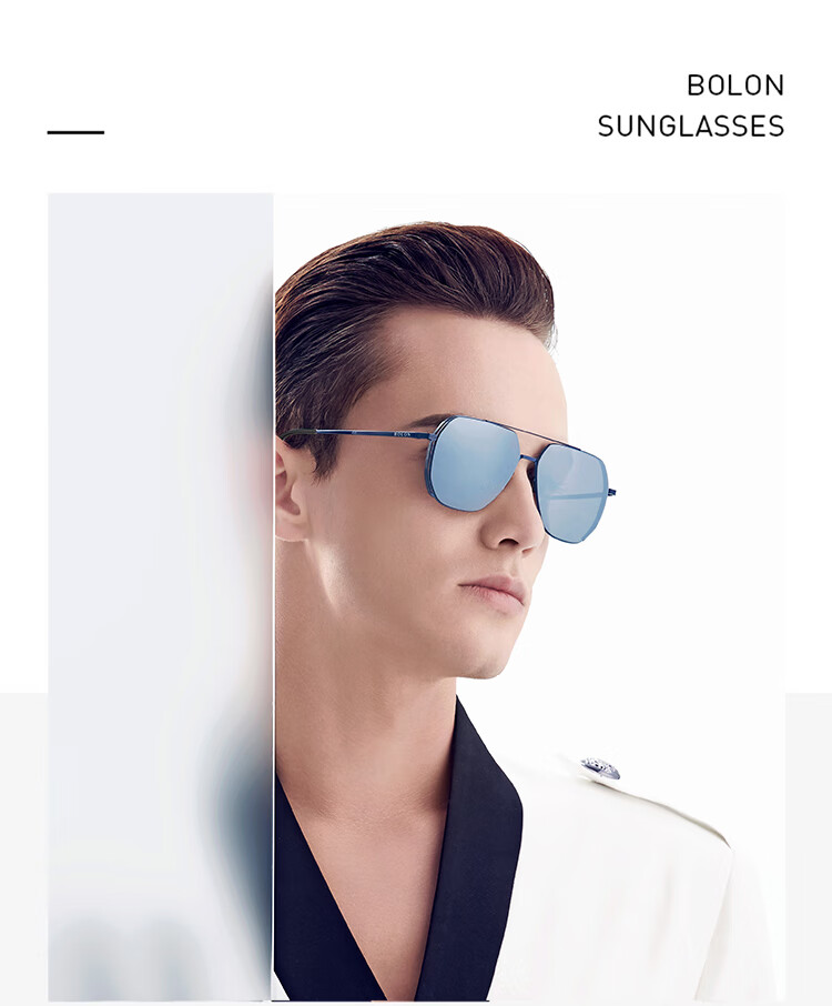 BOLON Aviator Polarized Sunglasses, Toad-Shaped Glasses, UV Protection, Driving Sunglasses, Trendy, BL8068C60 2
