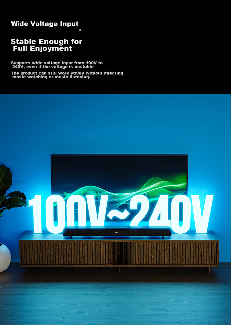 F&D Soundbar Bluetooth Speaker, PS5 Gaming Speaker, TV Speaker, Projector Speaker, Bar Speaker, Home Living Room Theater 3D Surround Sound HT-320 9