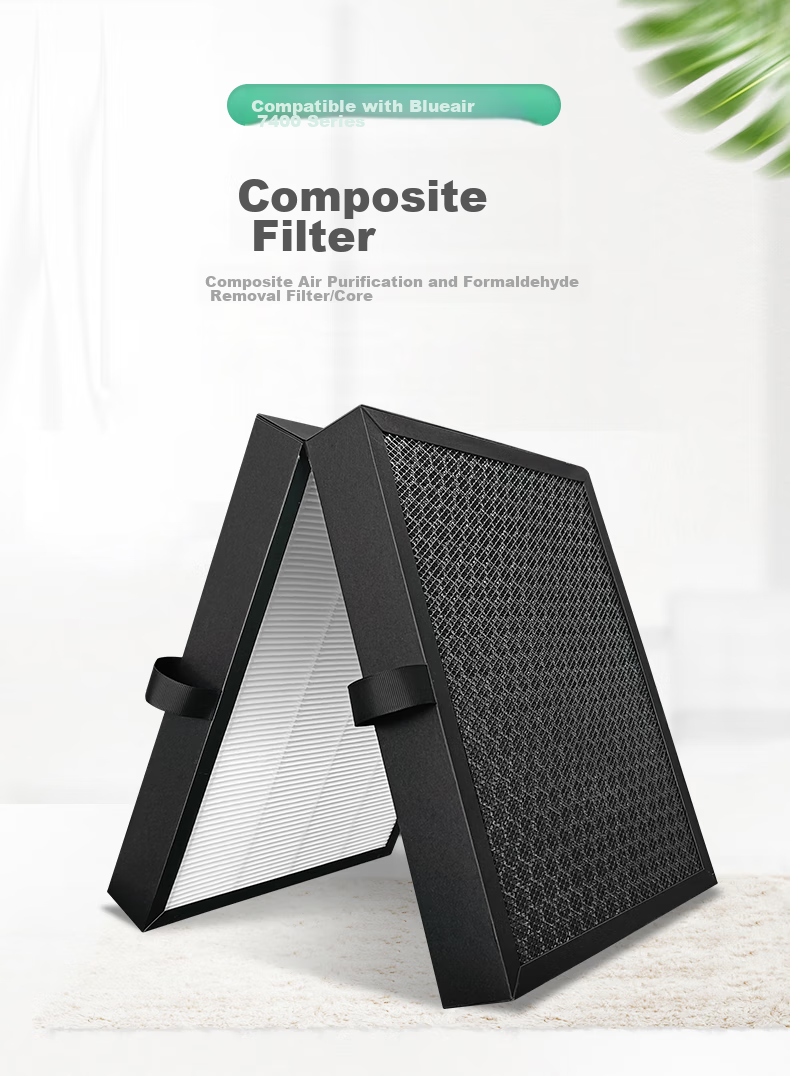 Lvchen Compatible Filter for Blueair Air Purifier, Filter Element for 7400 Series (7400i/7410i/7440i/7470i), Removes Formaldehyde And Particulates 1