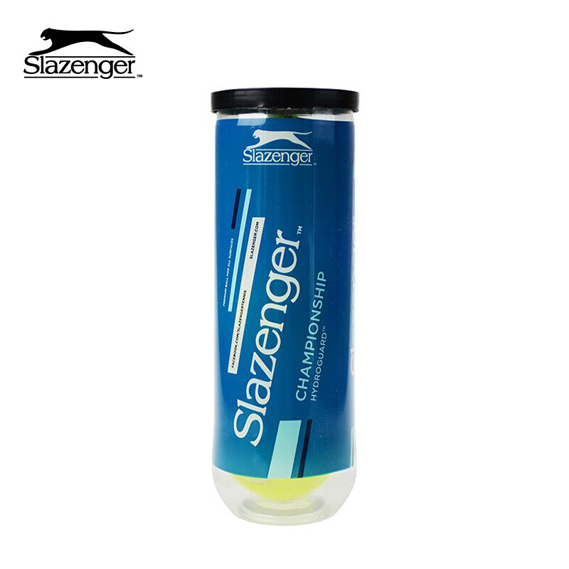 Slazenger Tennis Training And Match Balls, Rubber Canister with 3 Balls, STB340966