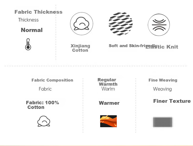 SEPTWOLVES [100% Cotton] Pure Cotton Autumn Undershirt for Men, Mid-High Collar Windproof Underwear, All-Cotton Thermal Base Layer Top 1