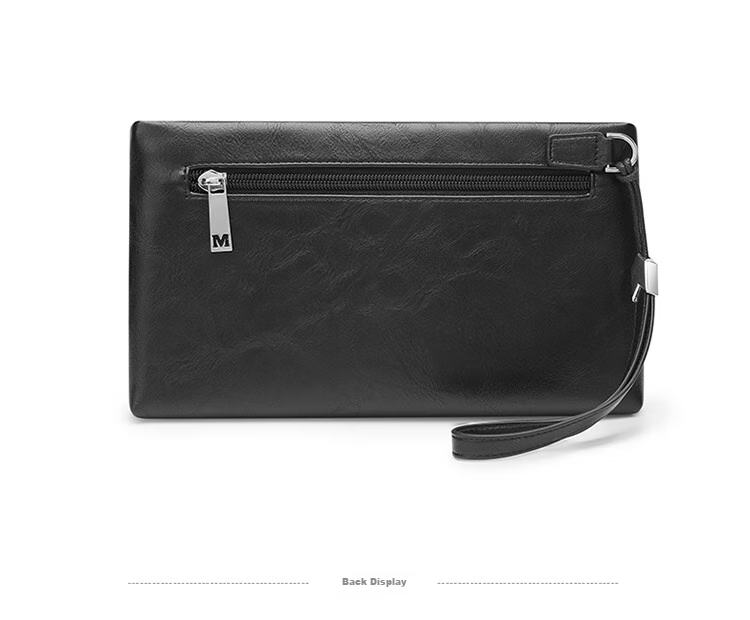 MEXICAN Men's Clutch, Large Capacity Handbag, Multi-Card Envelope Bag, Zipper Clutch, Handheld Wallet, Birthday Gift 16
