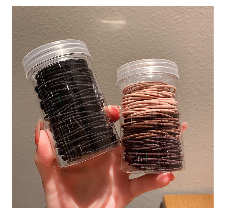 Chense Hair Ties [50 Pieces], Women's High Ponytail Hair Bands, Elastic Rubber Bands for Styling Hair 11