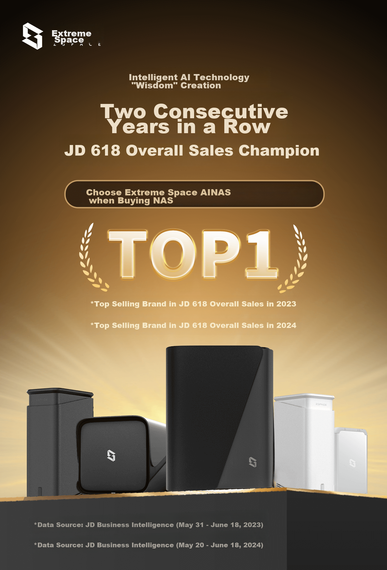 Jikongjian Private Cloud T2S, 8-Core Dual-Bay Portable All-Solid State AI NAS Network Storage, Built-In UPS, Outdoor Travel Vlog Digital Sports Intelligent Cloud Server 1