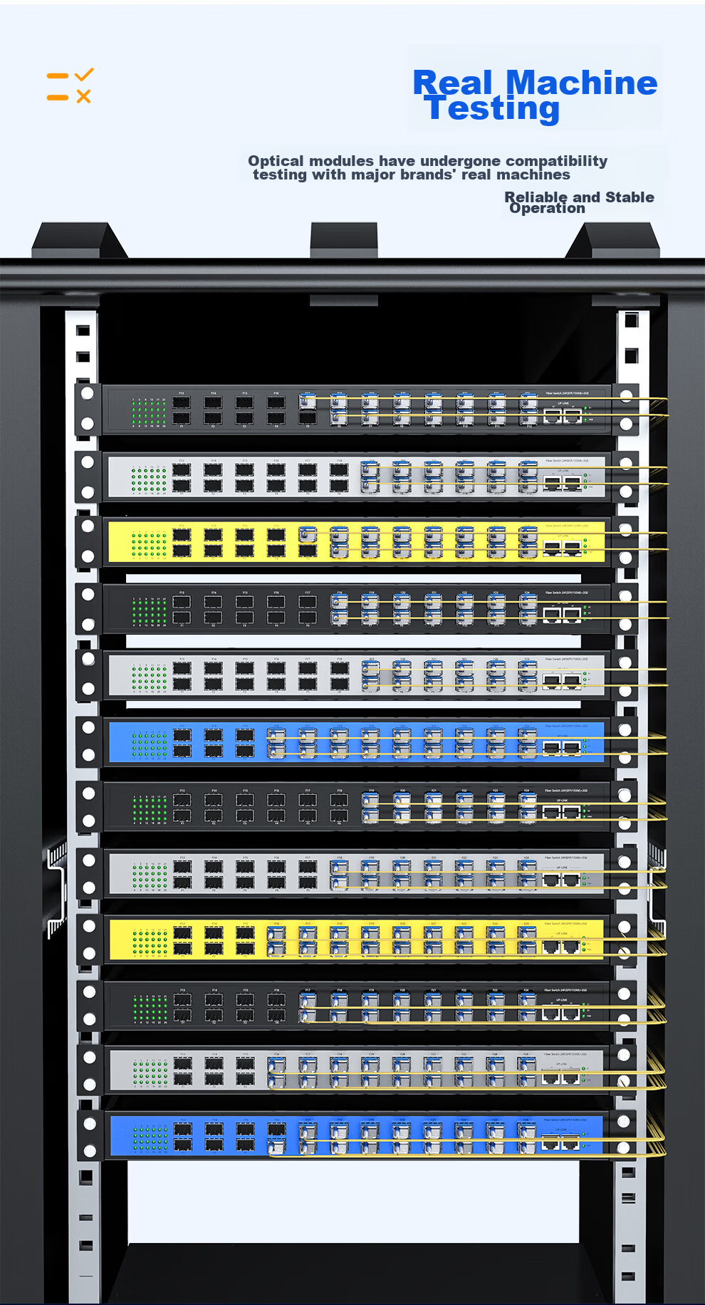 Huigu Gigabit Optical Module, Single-Mode Single-Fiber 1.25G SFP Fiber Optic Module, LC Interface, Transmission 20km, 1 Pair, HG-SFP 5