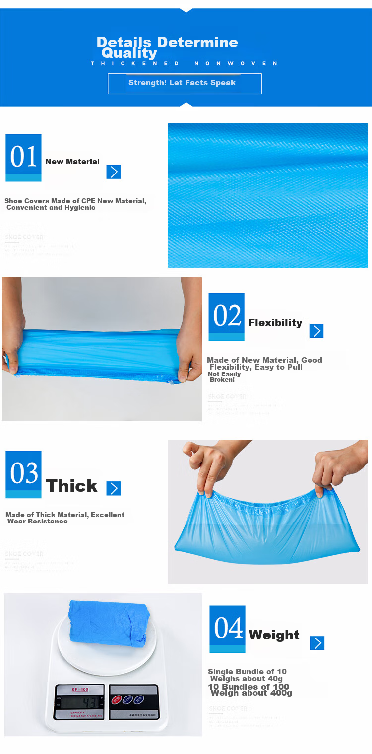 INTCO Disposable Nitrile Gloves, 100 Pieces, Large Size, Thickened, Durable, for Beauty, Kitchen, And Household Use 9