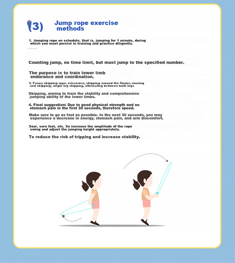 Oufanda Jump Rope for Middle School Entrance Exam, Primary School Students, Children's Physical Education Competition, Speed Racing Professional Jump Rope 25