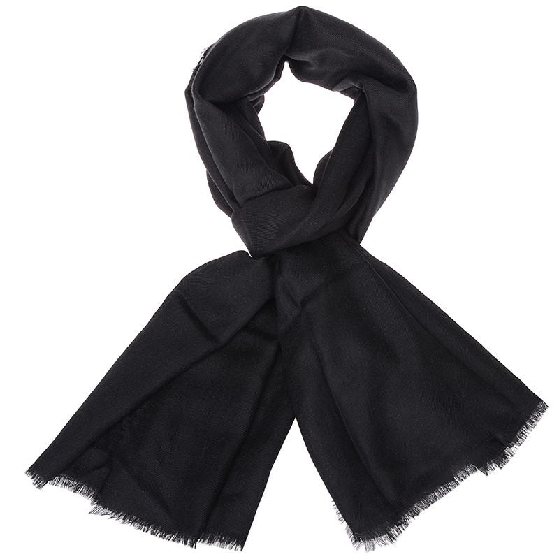 burberry 巴宝莉/博柏利 女款黑色羊绒围巾 39483711