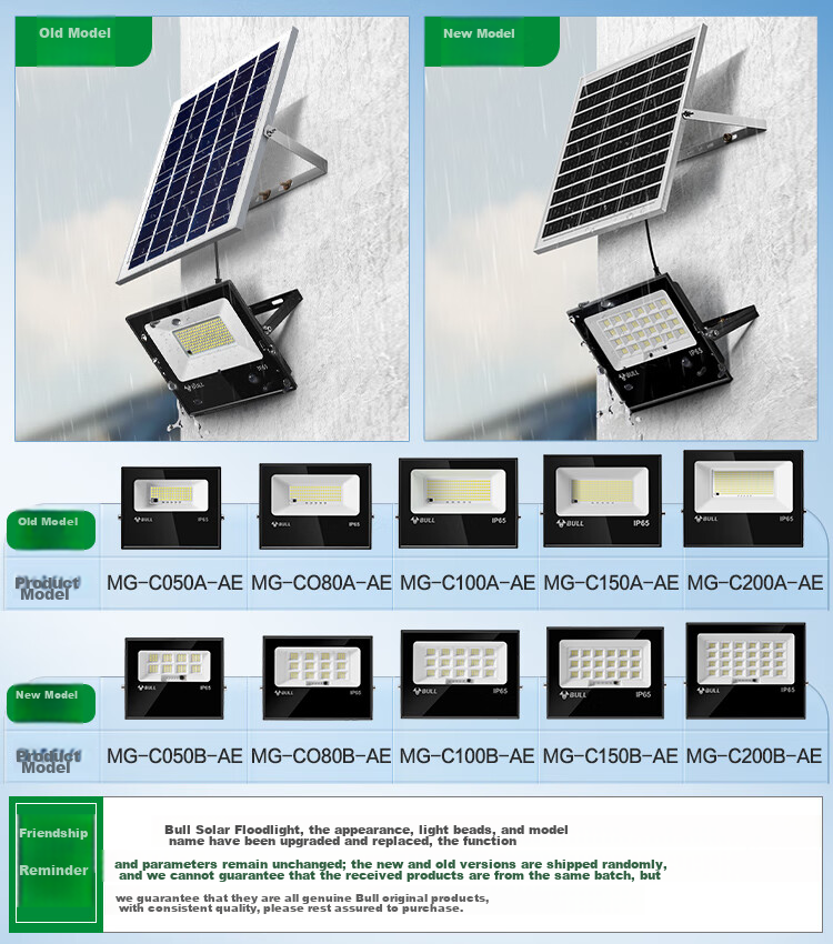 BULL Solar Light, Outdoor Garden Light, Tempered Glass, Smart Light Control, Remote Control MG-C150B 1