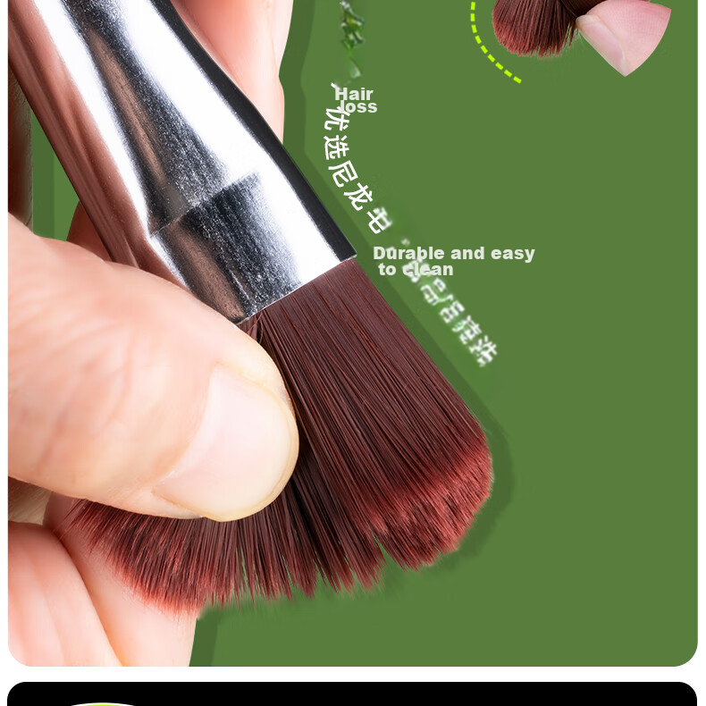 Kongse Watercolor Brush, Nylon Black No.6 Duck-Bill Shape Brush, Oil Painting Brush, Acrylic Paint Brush, Watercolor Brush Set, Art Student Special Long Handle Nylon Flat Brush, Painting Tool Brush 6