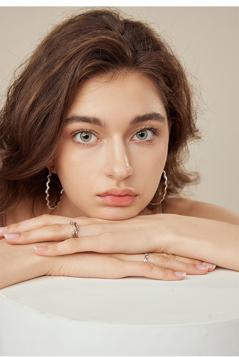 Arsis Flowing Light Series Lianjing Wave Earrings for Women, Fashion Jewelry, 925 Silver Studs, Birthday Gift for Girlfriend 3