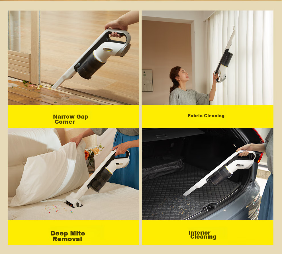 KARCHER Germany Kärcher Wireless Handheld Vacuum Cleaner High Suction Power Portable Car Vacuum VCH2 16