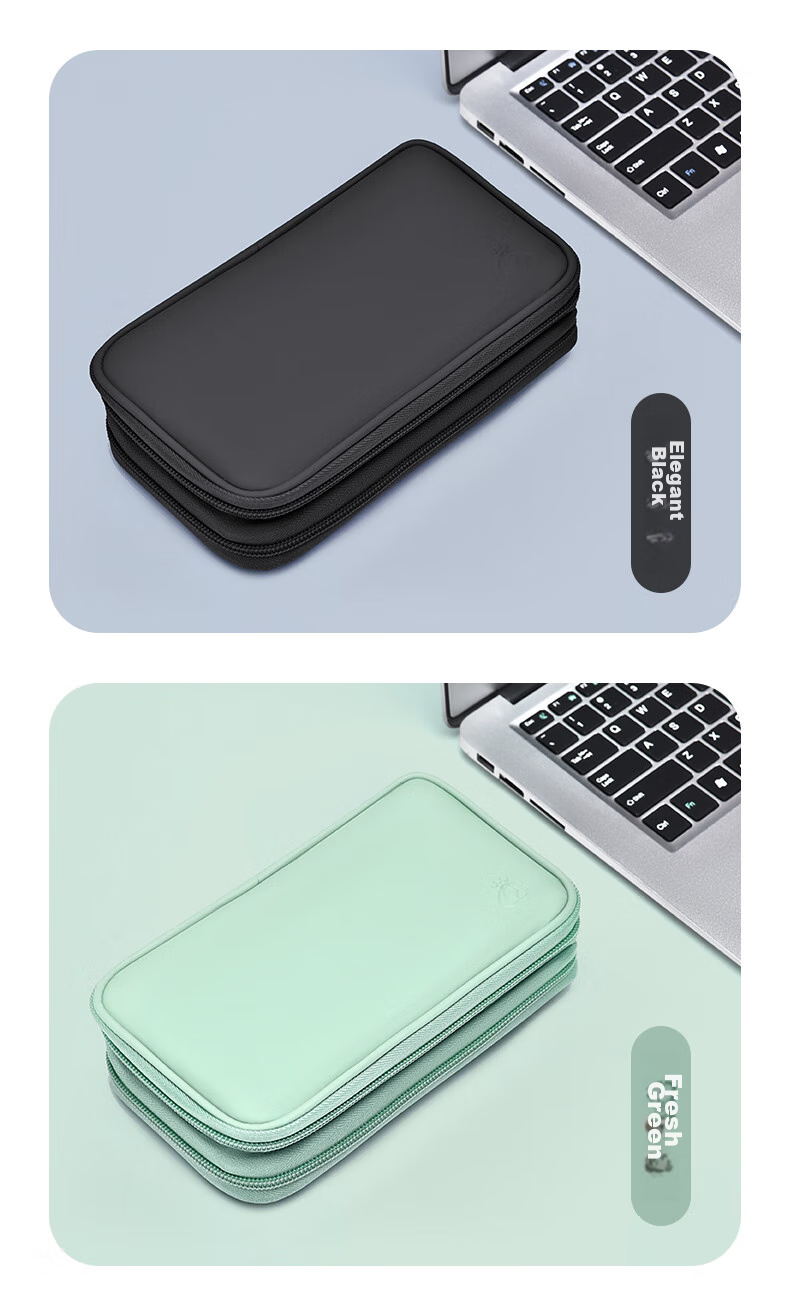 DiYi Workshop Large Capacity Portable Waterproof Hard Drive Storage Bag Compatible with Xiaomi, Coolpad, Huawei, Pisen, Apple, Aigo, Yoobao 30000mAh Power Bank Case 18