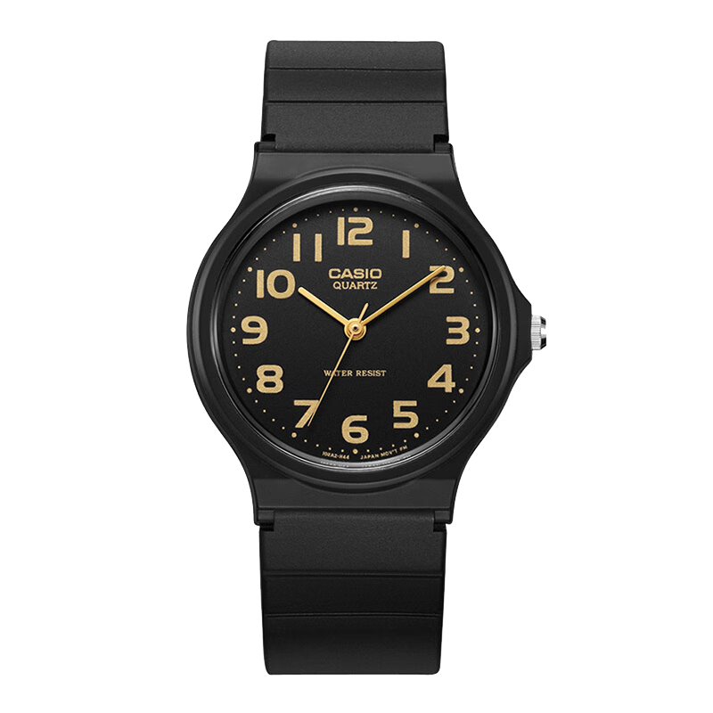 Casio Black Watch for Men And Women, Unisex Student And Civil Servant Exam Watch, Suitable for Middle School And High School Entrance Exams, Quartz Watch MQ-24