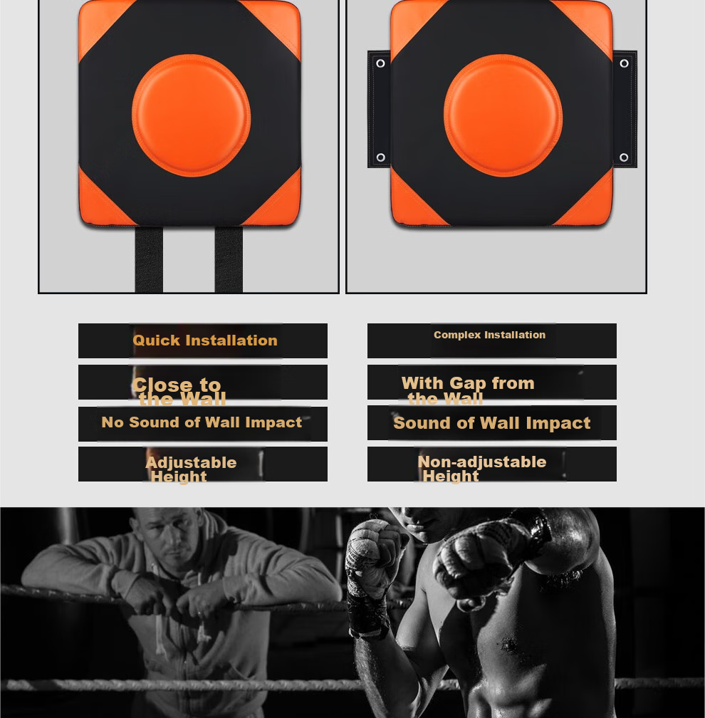 Jingpai Wall Target, Home Fitness Square Target, Kickboxing Foot Target, Boxing Sandbag Leg Target, Wall-Pasted Punching Target, Hand Target, Taekwondo Target 11