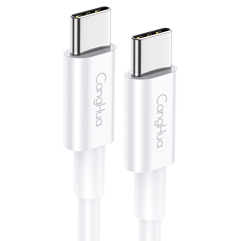 CangHua Dual-Head Type-C Data Cable, PD60W Fast Charging Ctoc Charging Cord, Suitable for Apple IPhone18/17/16/15Promax/iPad, Huawei Laptops And Phones, 2 Meters
