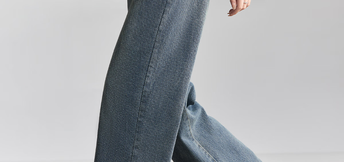 PinCai High-Waisted Jeans for Women, Loose Wide-Leg Pants, Slimming Floor-Length Straight Trousers, Fashionable Versatile Long Pants P13QN1907 29