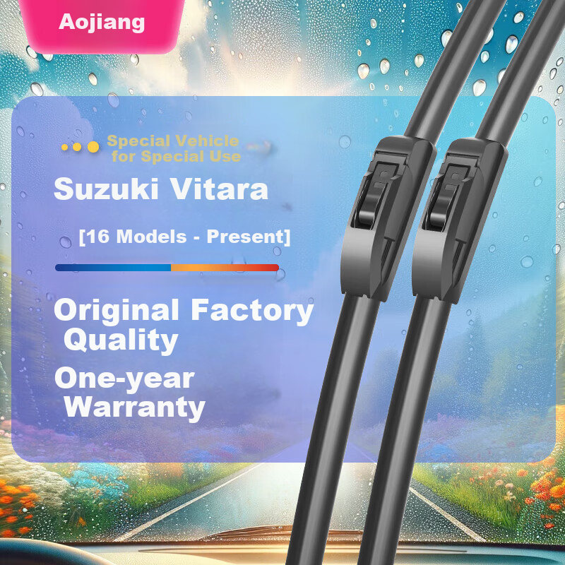 Aojiang Windshield Wiper, Suzuki Vitara [2016 Model to Present], Wiper Blade, Quiet And Wear-Resistant Natural Rubber
