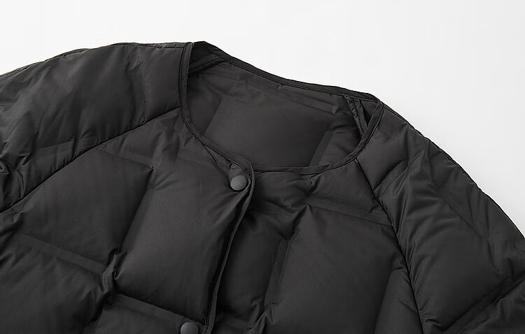 Dme [Puff Lover] 25 Winter Cloud 90% Duck Down Matte Horizontal Knitted Slimming Bread Women's Down Jacket 9