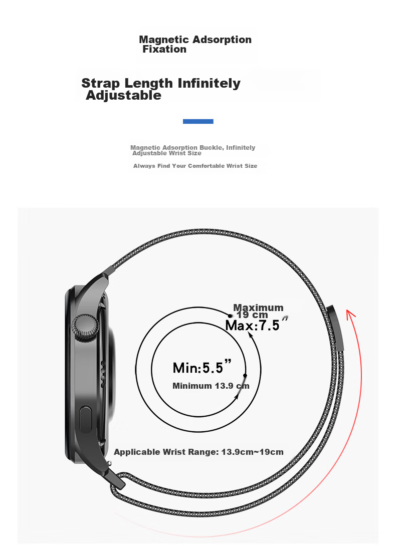 KMaxAI Compatible Silicone Watch Band for Vivo WATCH 3/2, OPPO X2/4Pro Sports Watch Strap, OnePlus/iQOO Fresh Replacement Wristband, Table Ear 22mm, Black 11