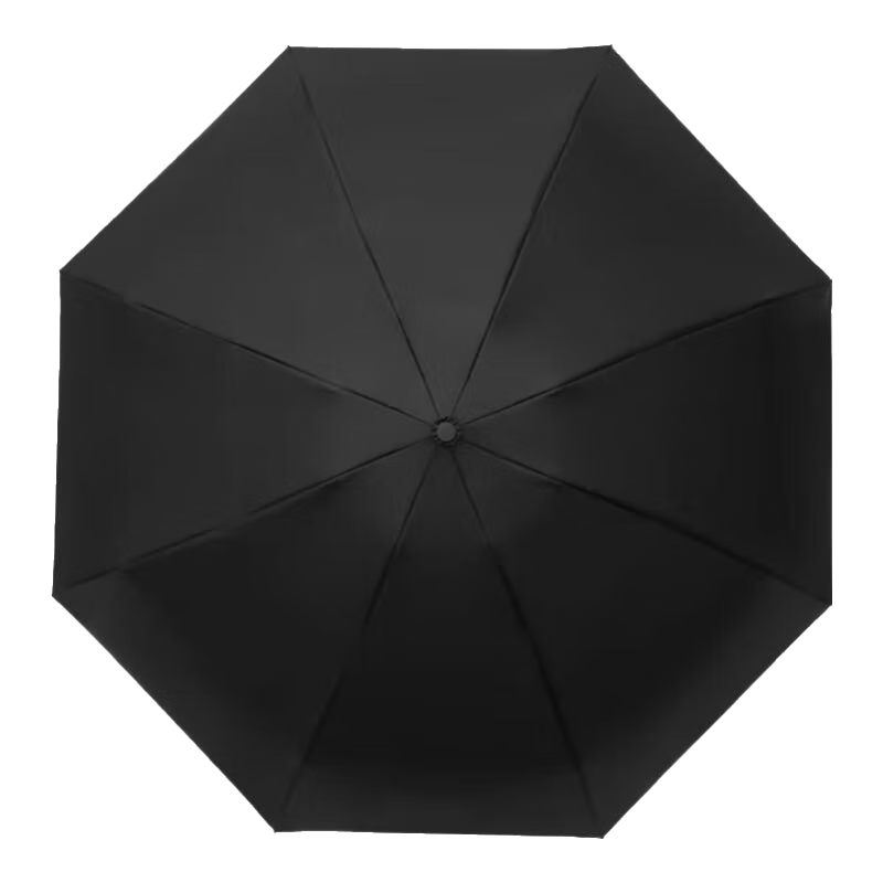 C'mon Sun Protection Umbrella for Women, UV-Resistant, Ultra-Light Portable Pocket Umbrella for Sunny And Rainy Days, Five-Fold Classic Black Umbrella