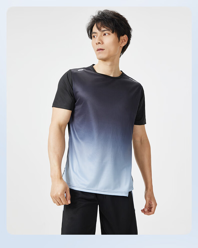 VICTORIATOURIST Sports Set for Men And Women, Indoor Fitness Wear, Quick-Dry Short-Sleeve T-Shirt, Badminton And Basketball Training Shorts, Running Gear 20