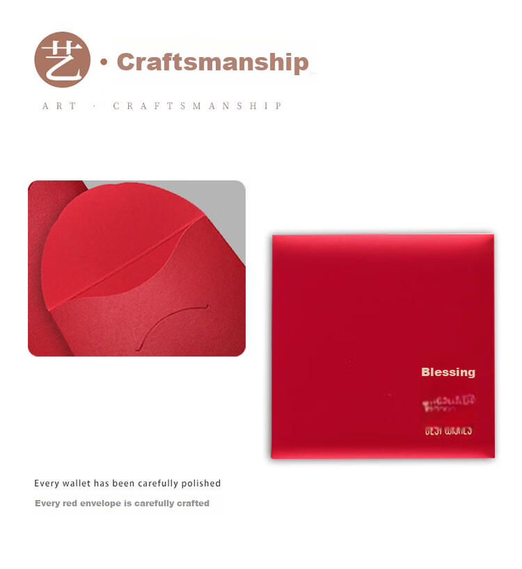 Qingwei Fu Character Red Envelopes, Pack of 12, for Weddings, Birthdays, Business Openings, Housewarming, And Commercial Use, Golden Paper Version, 100 Yuan Denominatio 3