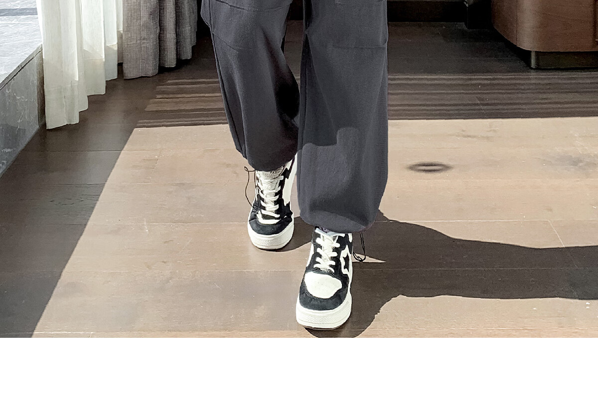 Halo Queen Women's Casual Pants, American-Style Breathable Loose Cargo Pants, High-Waisted Draping Parachute Pants H13KK2711 28