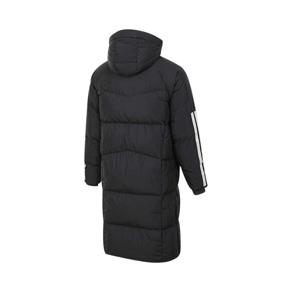 Adidas Men's Clothing, Warm Long Winter Coat, Three-Striped Casual Hooded down Jacket, JG3840 L 5