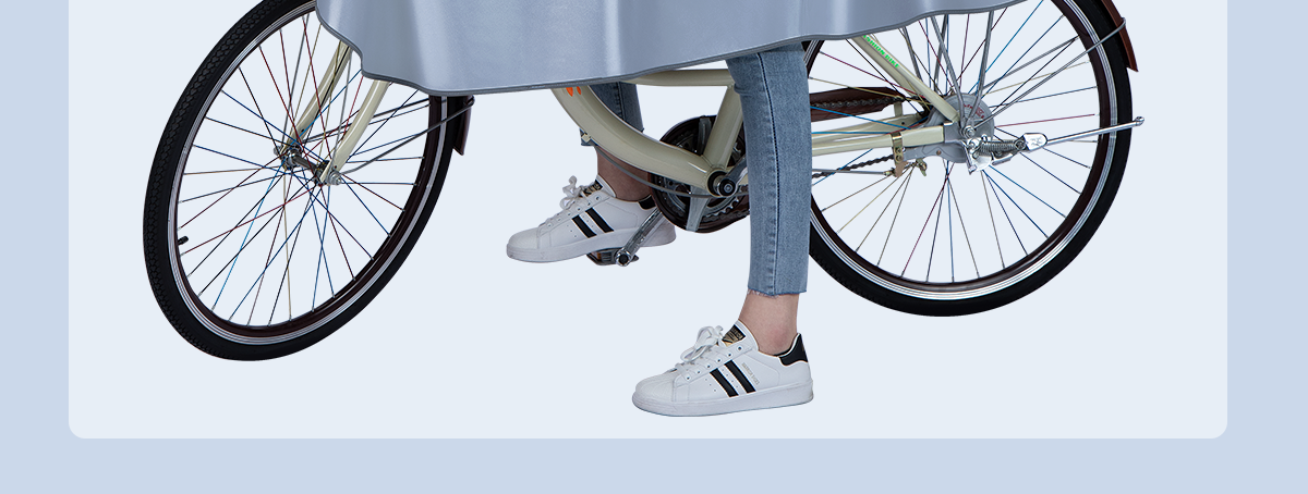 Cheguimu Electric Bicycle Raincoat, Single-Person One-Piece, for Electric Scooters And Bicycles, Riding Rain Poncho, Enlarged And Thickened, Storm-Proof Raincoat 10
