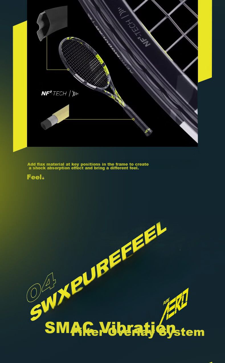Babolat Pure Aero Alcaras Same Full Carbon Professional Tennis Racket Babolat PA [Pre-Strung] 7