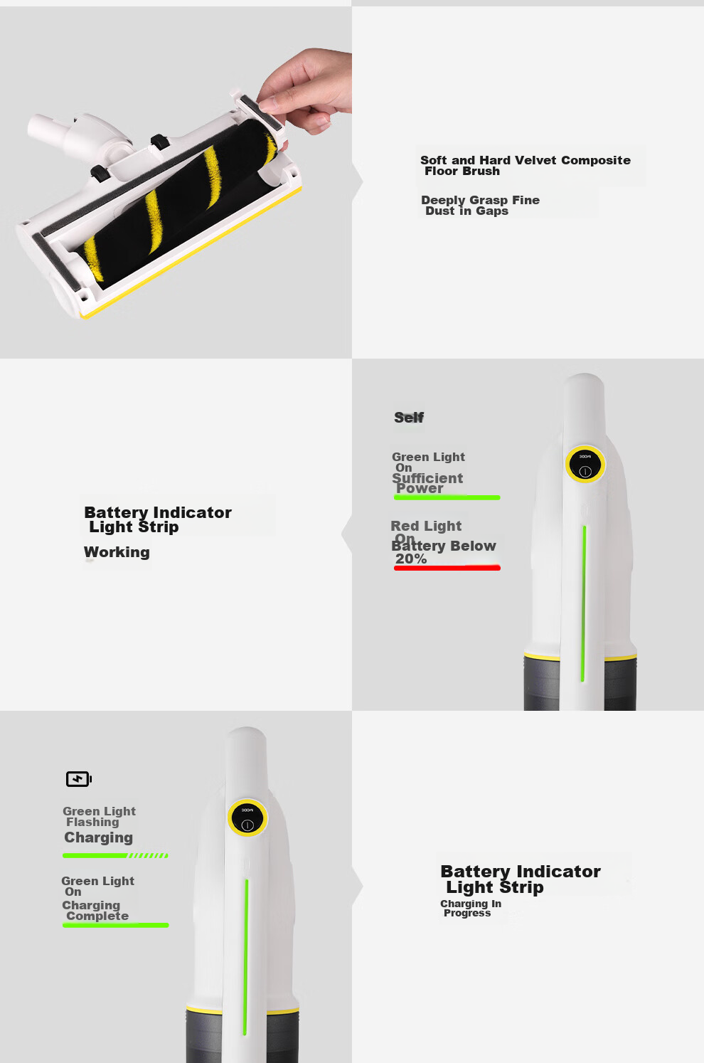 KARCHER Germany Kärcher Wireless Handheld Vacuum Cleaner High Suction Power Portable Car Vacuum VCH2 19