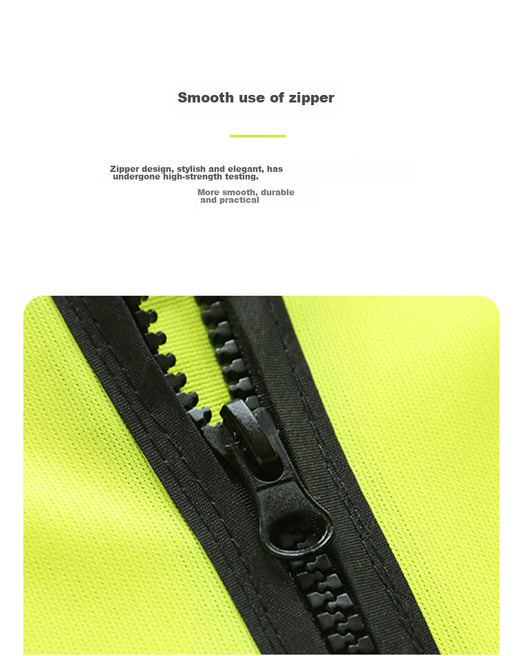 XINGGONG Reflective Vest, Reflective Waistcoat, Reflective Clothing, Reflective Jacket, Traffic Construction Sanitation Vest, Fluorescent Clothing, Fluorescent Yellow, XL Size 5