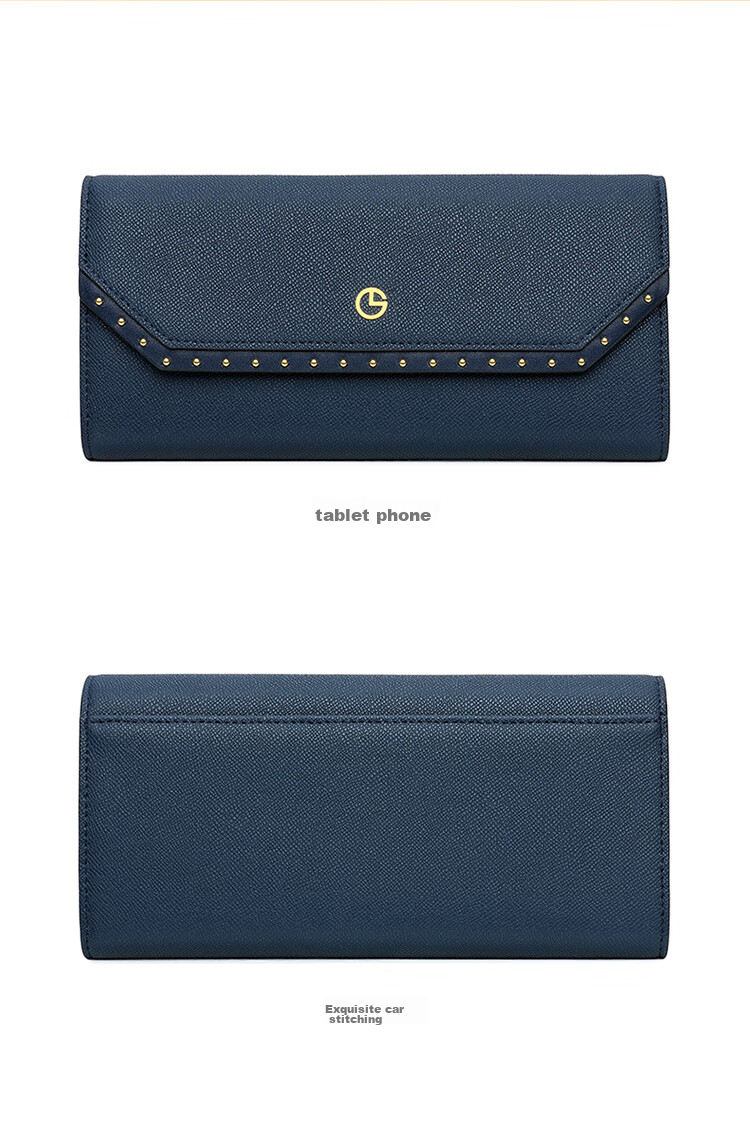 Goldlion Women's Wallet, Fashionable Long Style, Large Capacity Purse, Gift Box, Birthday Present 32
