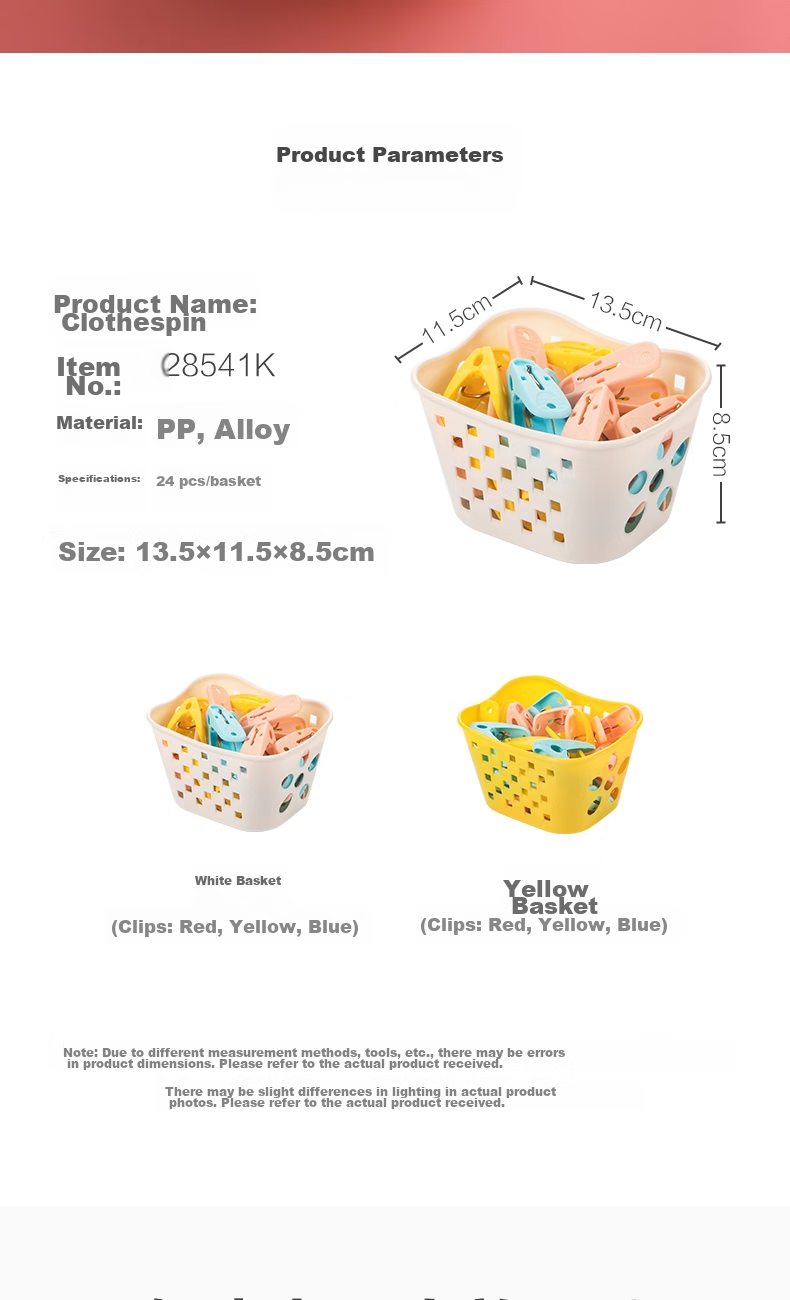 CHAHUA Clothes Hangers, Drying Clips, Clothespins, Bed Sheet Windproof Clips, Large Clips, Sock Clips, Quilt Clips, 24 Pieces 2